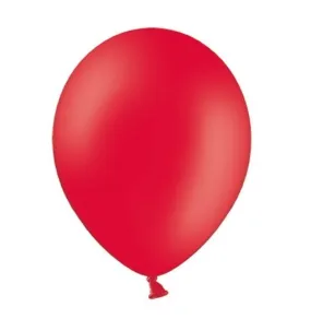 50 palloncini Poppy Pastel papavero rosso 27cm