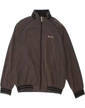 CHAMPION Mens Tracksuit Top Jacket 3XL Grey Polyester