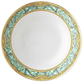 Ciotola Versace La Scala Del Palazzo colore Bianco, Verde, Oro , Fantasia