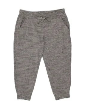 EDDIE BAUER Mens Capri Tracksuit Trousers Joggers Medium  Grey Flecked