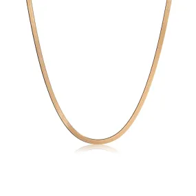 Girocollo Donna Flat Gold Argento 925%