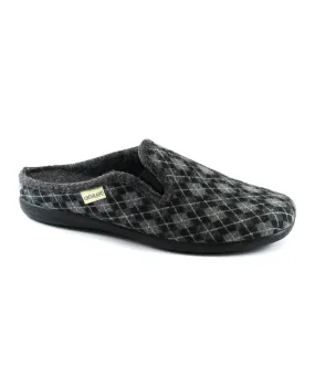 GRUNLAND GAFO CI2667 antracite ciabatte uomo elastico panno suola in gomma