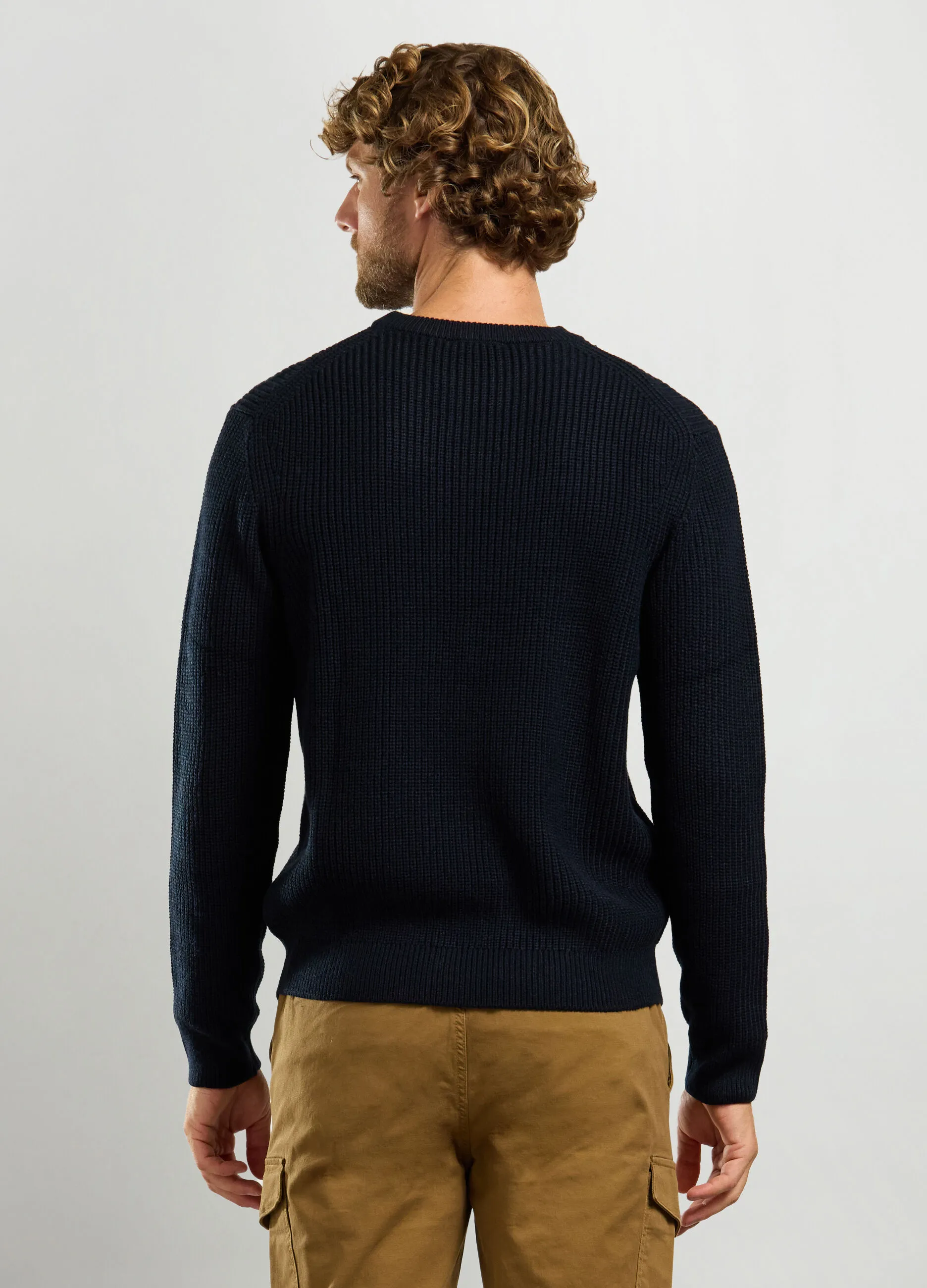 J. HART & BROS  Maglione girocollo costa inglese uomo