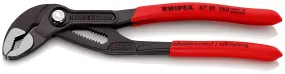 Pinze cobra Knipex in Acciaio al cromo-vanadio, lungh. 180 mm Piatto, Diritto