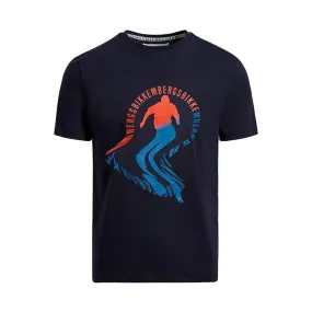 T-SHIRT BIKKEMBERGS. BLU 