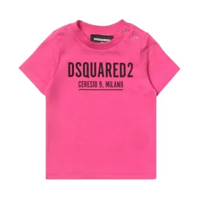  T-SHIRT DSQUARED. FUCSIA 