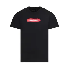  T-SHIRT DSQUARED. NERO 