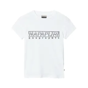  T-SHIRT NAPAPIJRI. BIANCO 
