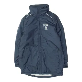 US Torre Mens Navy Quilted Lotto Jacket | Vintage Football Tracksuit Sportswear