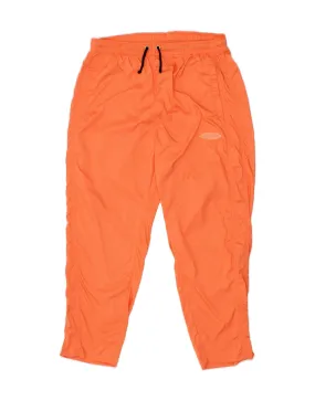 VINTAGE Mens Tracksuit Trousers IT 46 Small  Orange Polyamide