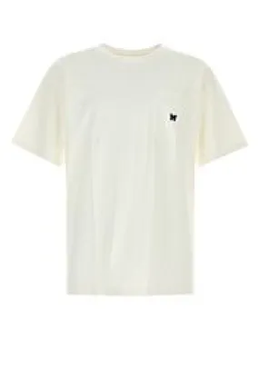 White polyester t-shirt     
